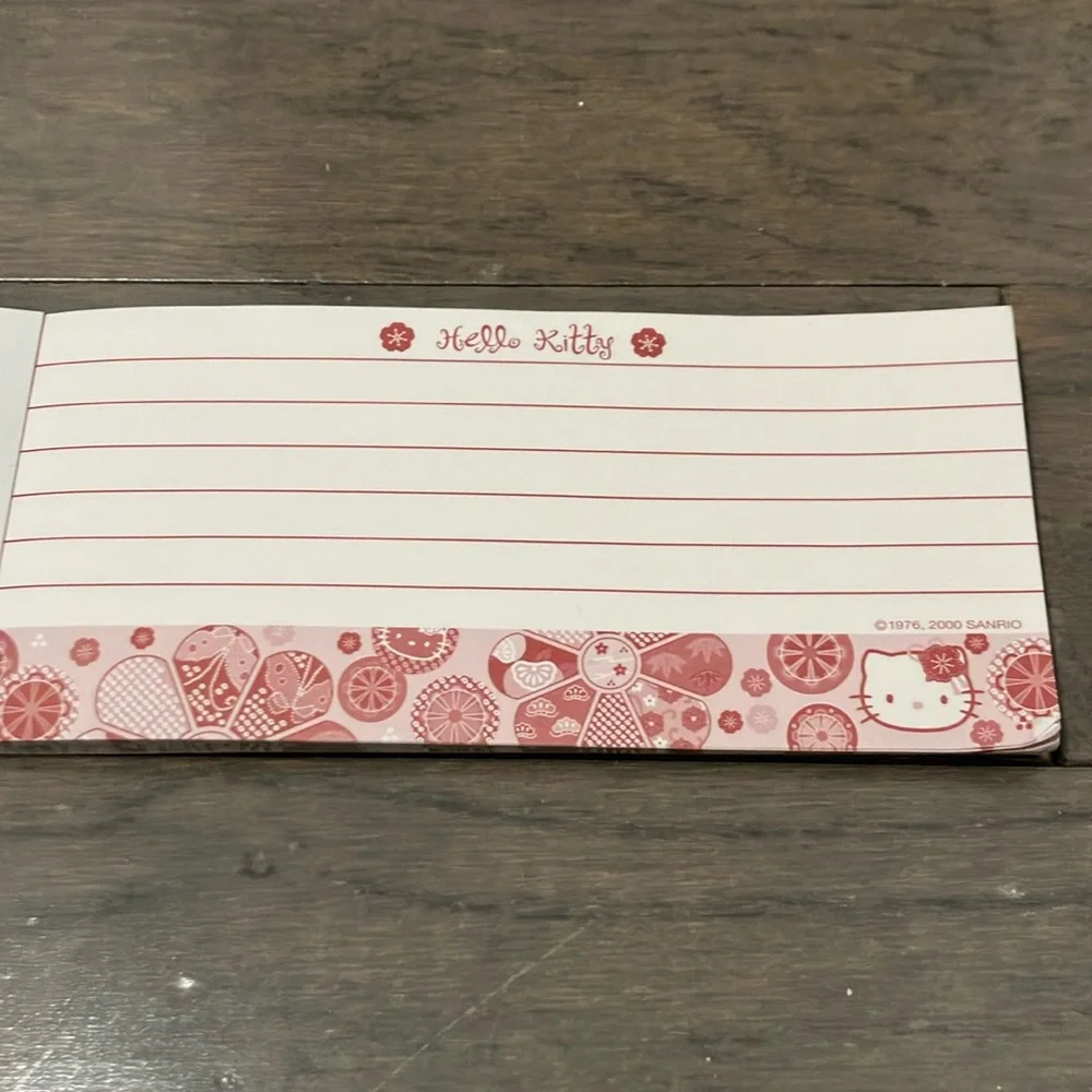 Y2K Vintage 2000 Hello Kitty Unused Notebook